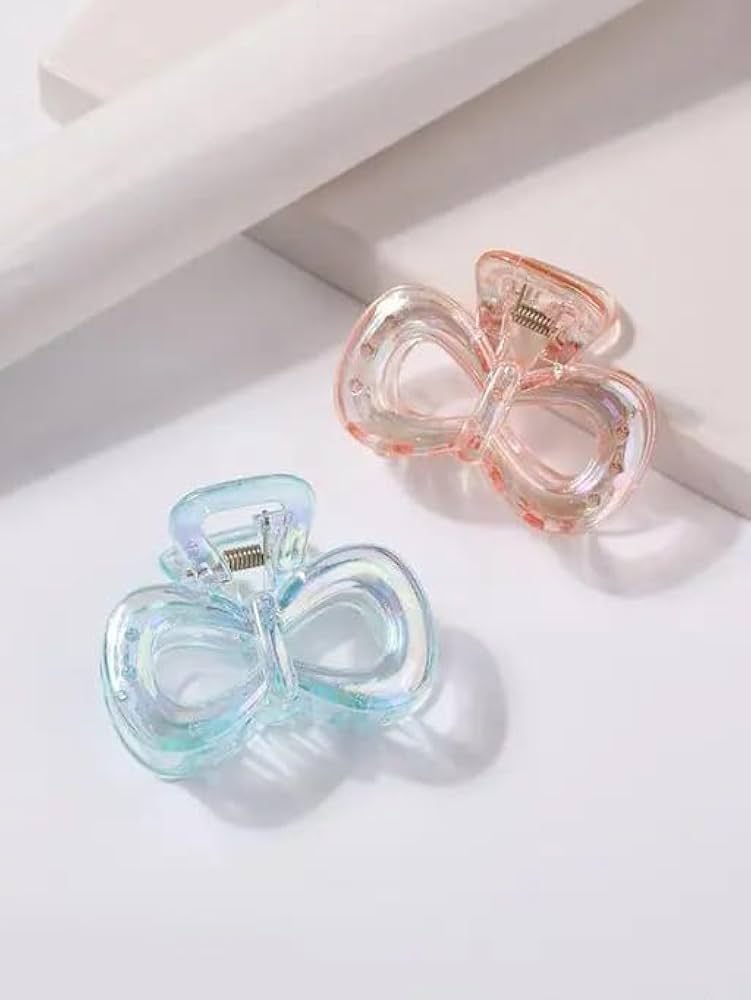 Bow Pastel Clutch Clip