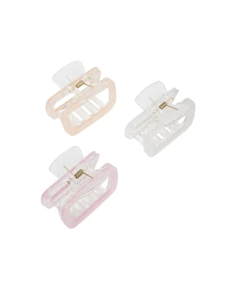 Pastel Square Clutch Clip
