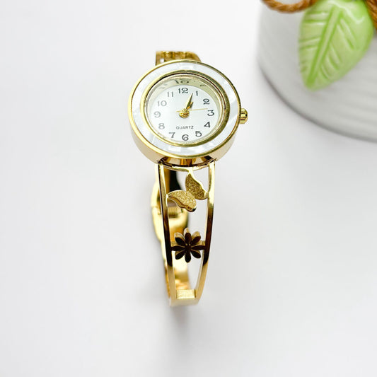 Golden Butterfly Bloom Watch