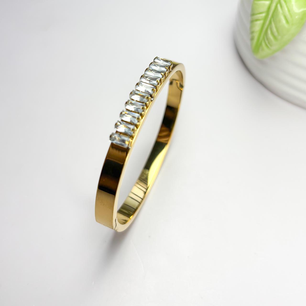 Harmony Stones Bangle Bracelet