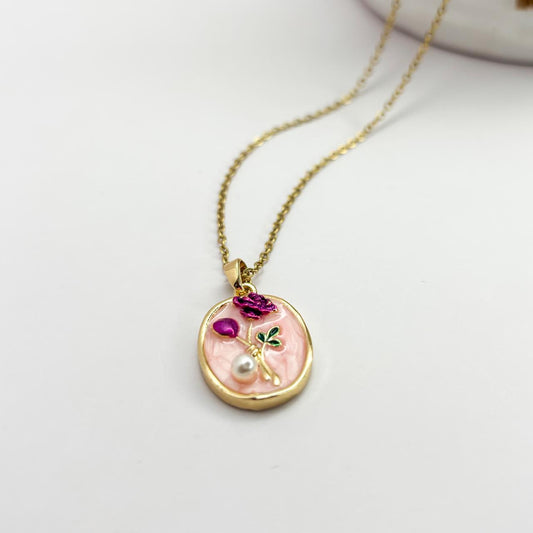 Rose Garden Vintage Necklace