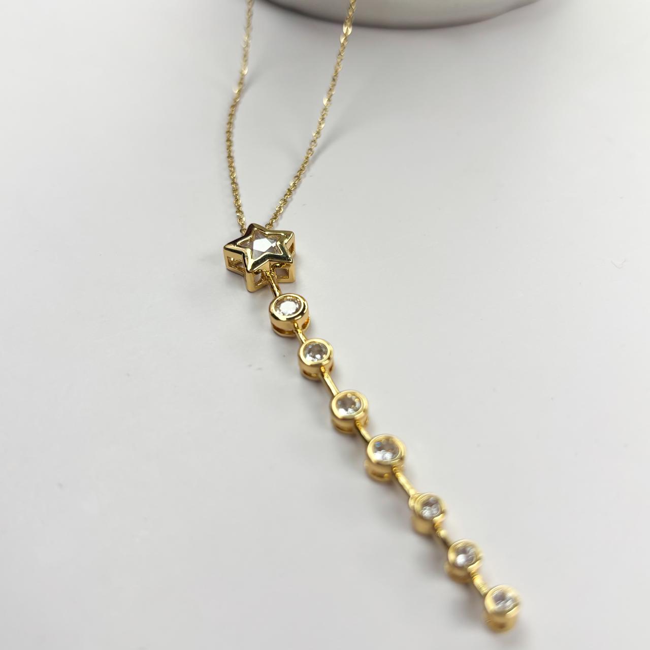 Aura White Stone Necklace