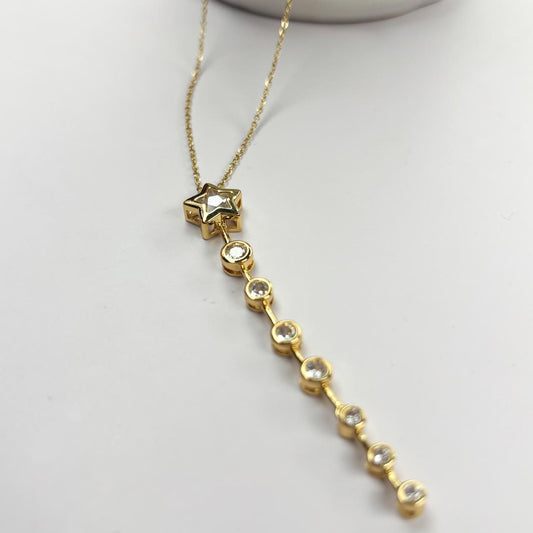 Aura White Stone Necklace