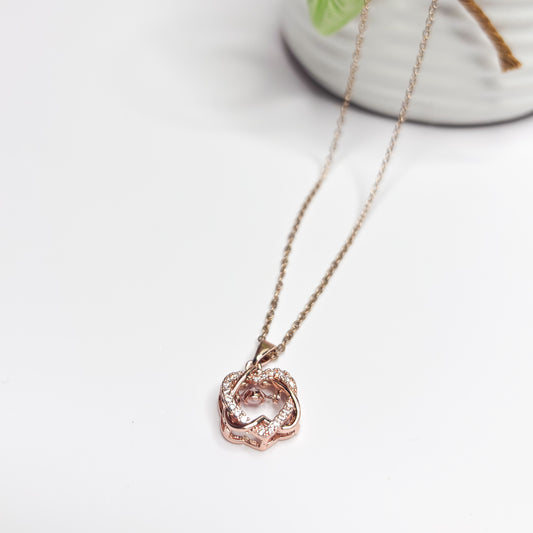 Dancing Stone Flower Necklace