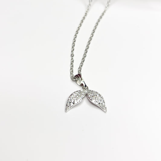Whale Tail Pendant Necklace