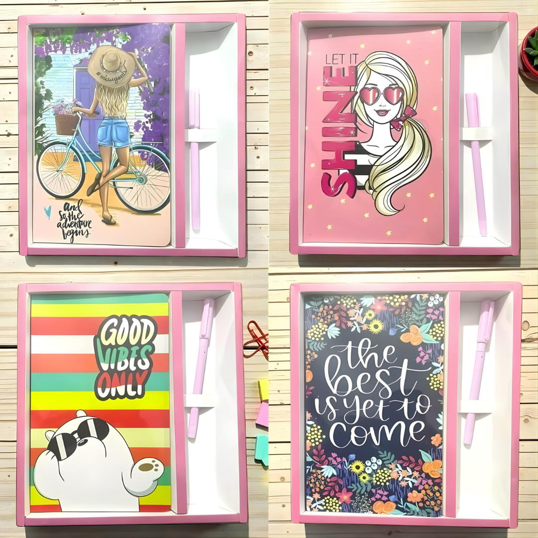 Inspirational Quotes Diary With Pen Sets - A5 Soft Bound