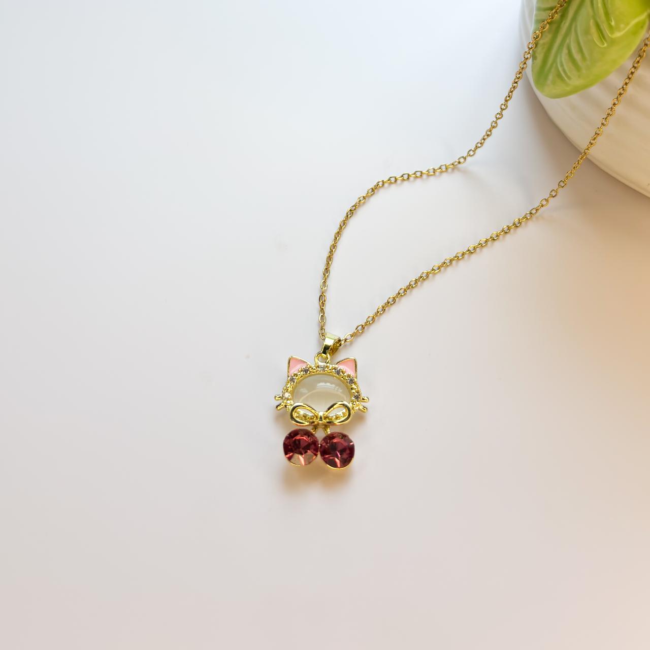 Hello kitty Stone Necklace