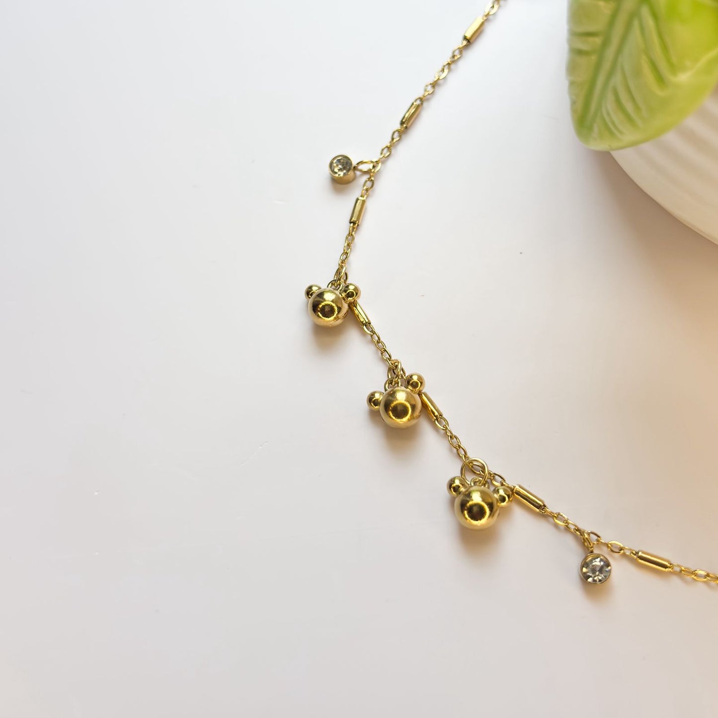 Bubble Head Charm Bracelet