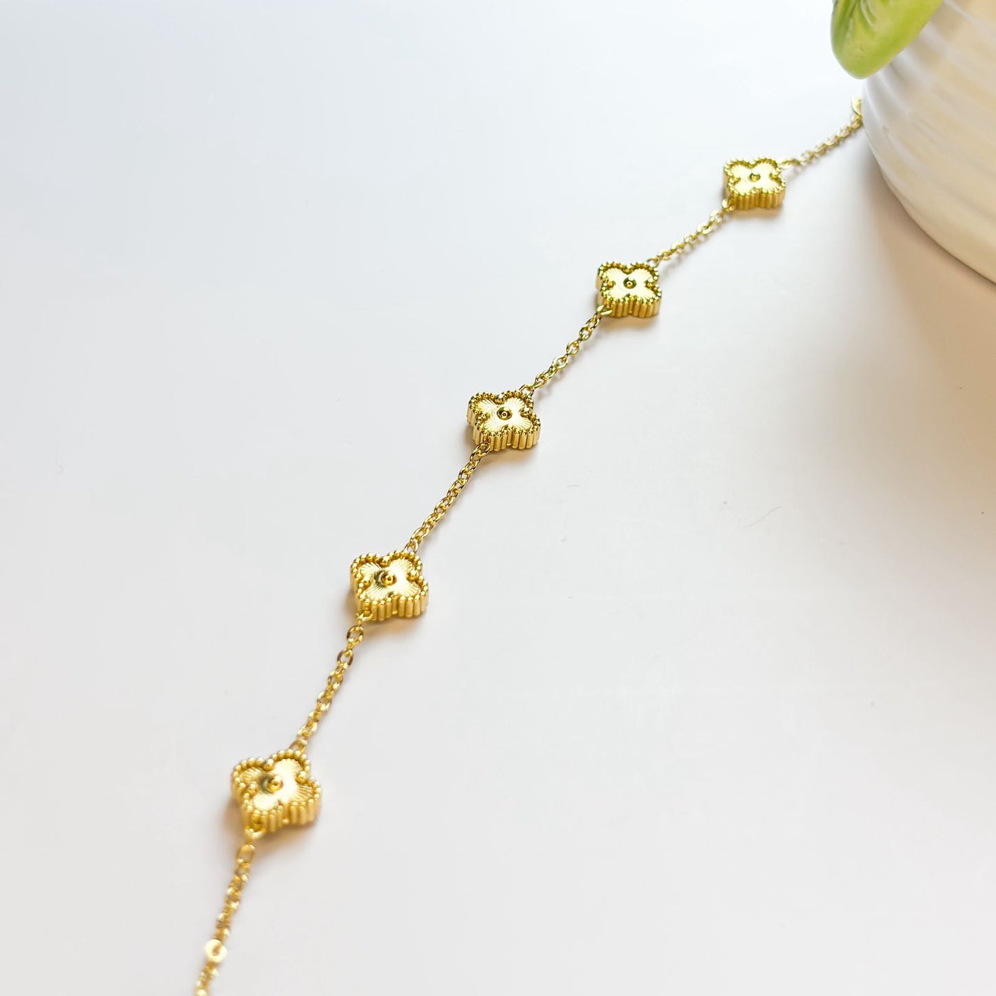 Golden Clover Bracelet