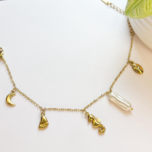 Seaside Whispers Charm Bracelet