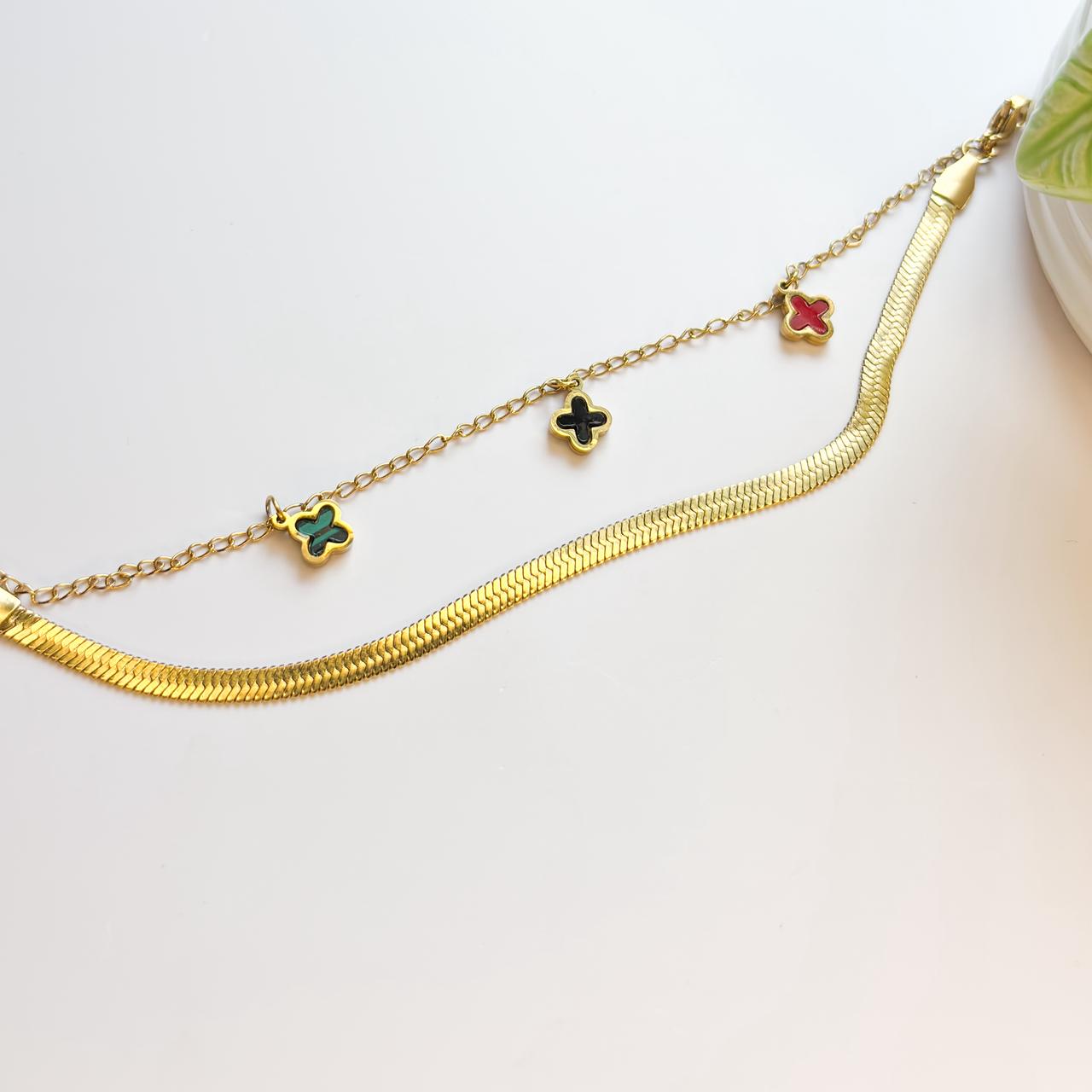 Clover Layered Bracelet