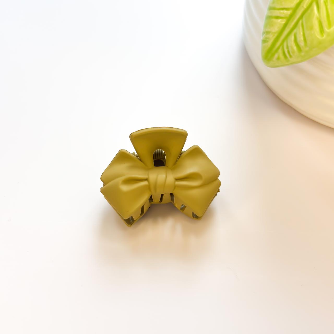 Minimalist Hair Bow Clips - mini