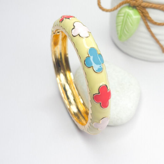 Clover Meenakari Kada - Multi Color