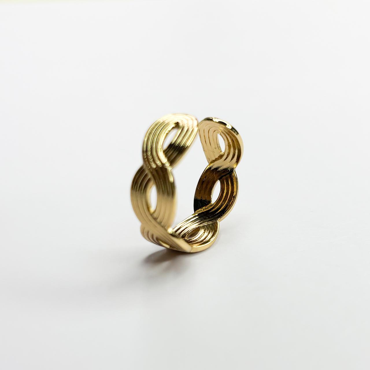 Layered Rope Statement Ring