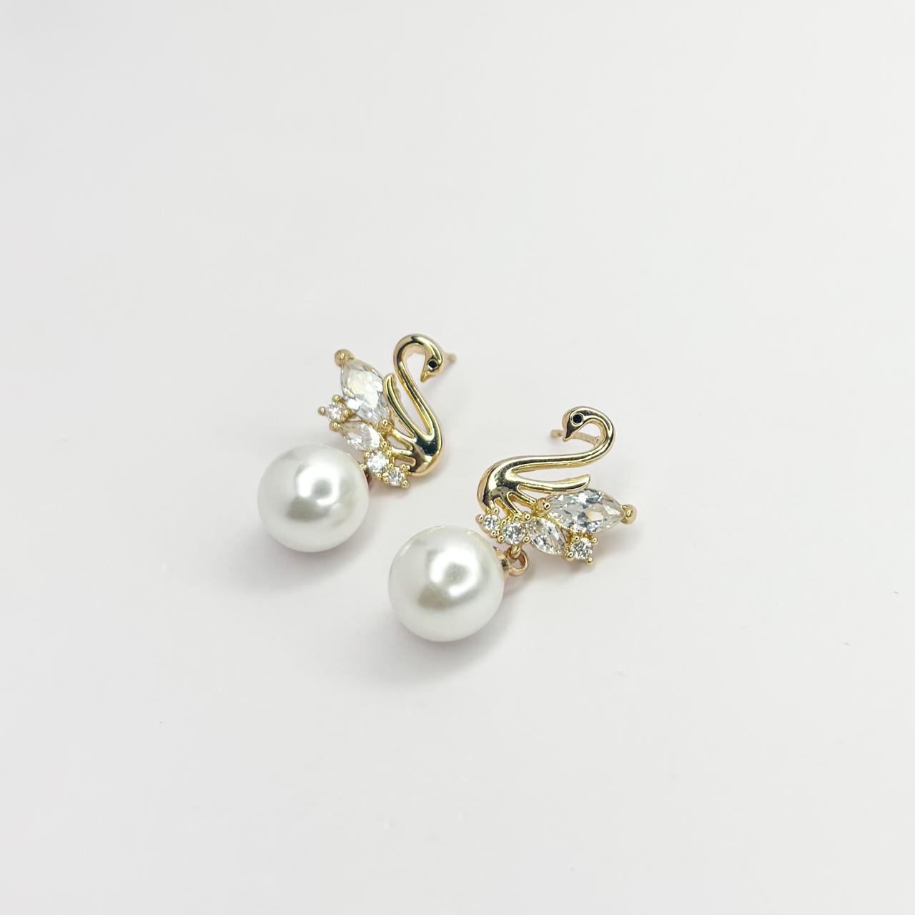 Swan Statement Earring