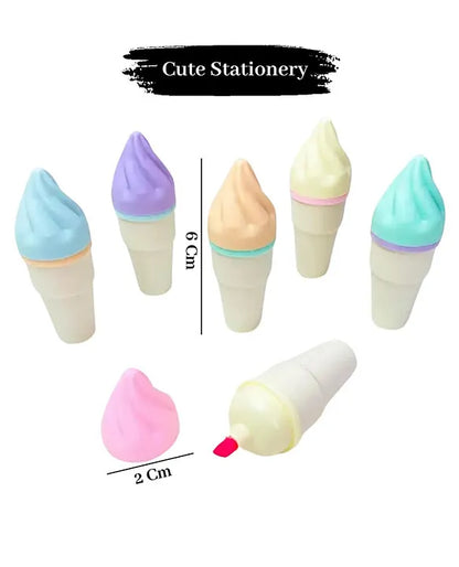 Ice Cream Highlighter Pens