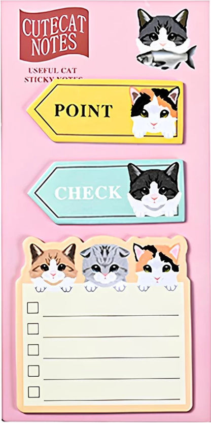 Cute Cat Sticky Notes