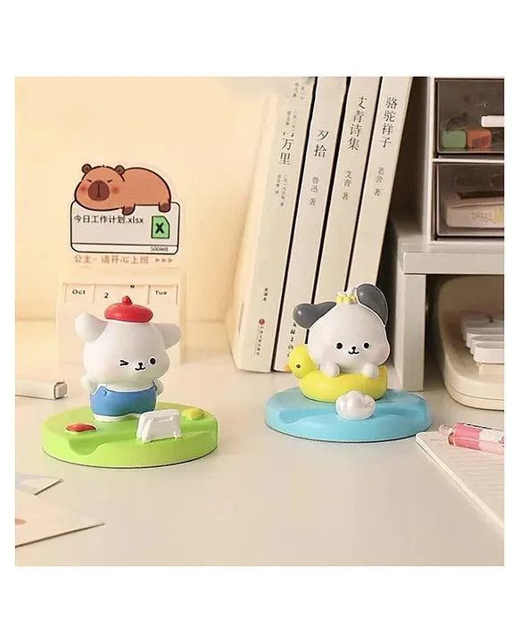 Painter Puppy & Duck BFF Phone Stand