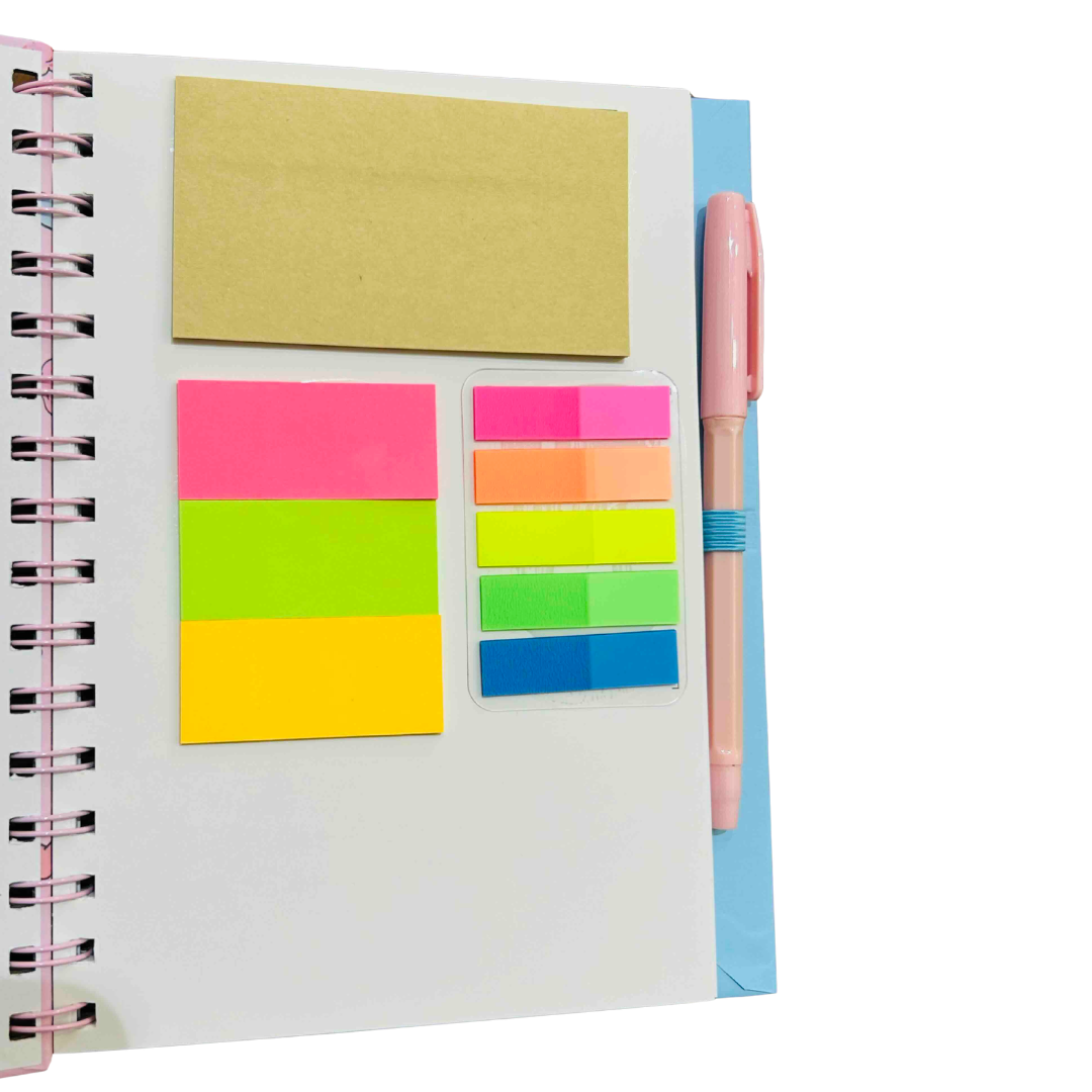 Spiral Sanrio Diary With Pen & Sticky Notes A5