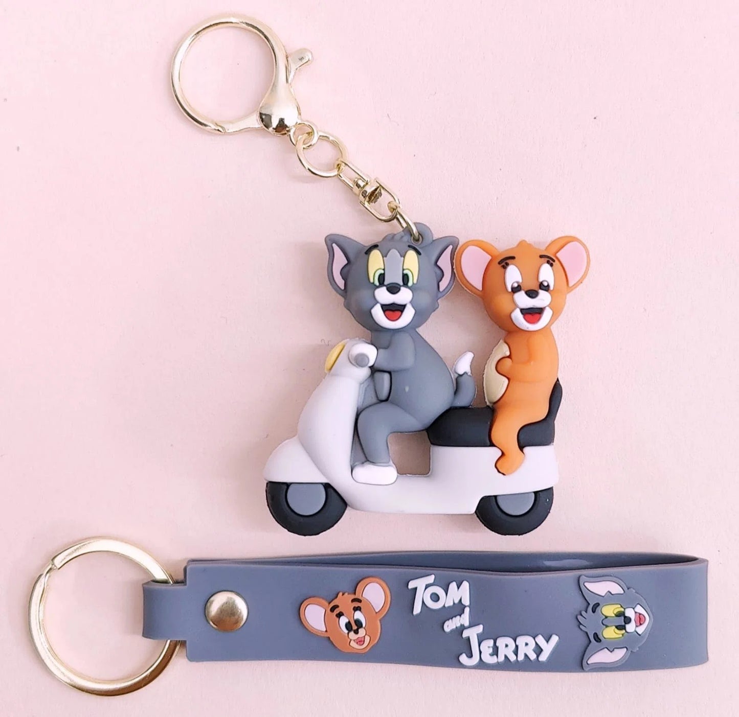 Tom & Jerry Scooter Keychain
