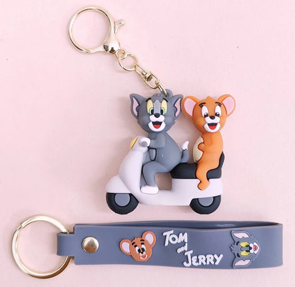 Tom & Jerry Scooter Keychain