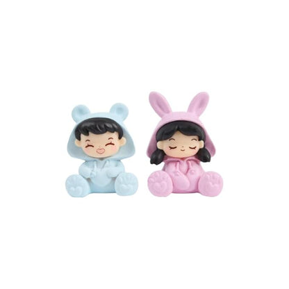 Pajama Couple Miniature Toy
