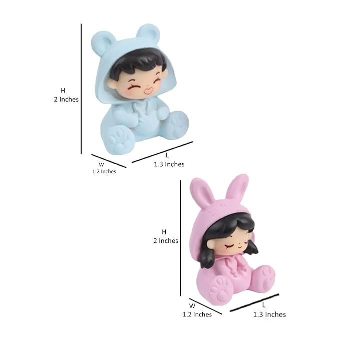Pajama Couple Miniature Toy