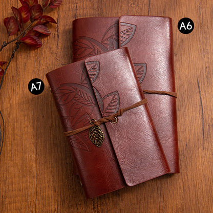 Leather Leaf Diary