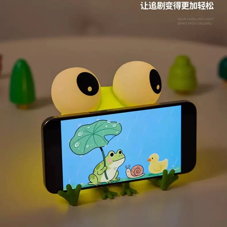 Cute Silicone Little Frog Lamp