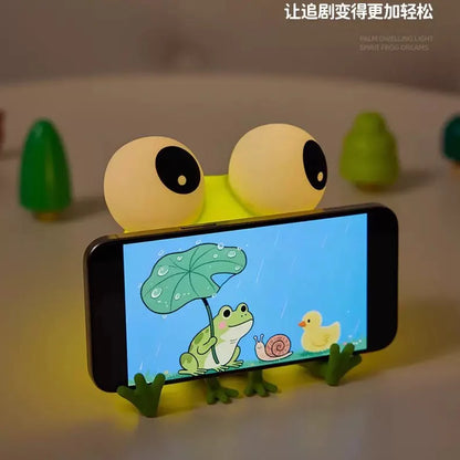 Cute Silicone Little Frog Lamp