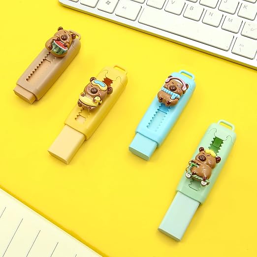 Capybara Pull push eraser