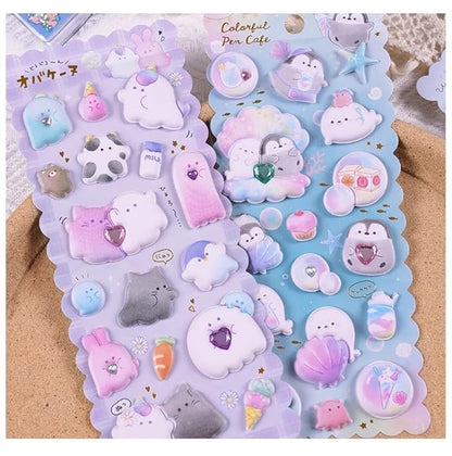 Cute 3D Puffy Stickers