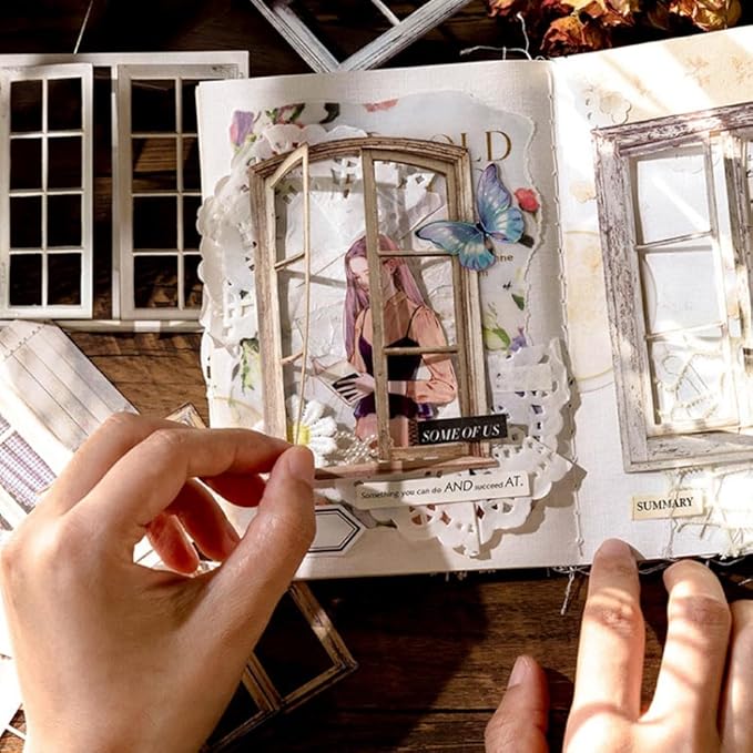 Journal Stickers Set Door Window Decorative Stickers