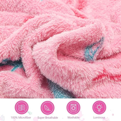 Mermaid Glow in The Dark Blanket
