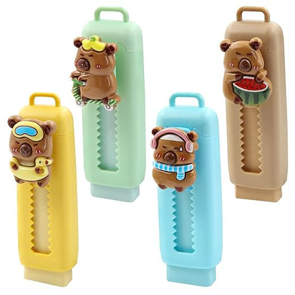 Capybara Pull push eraser