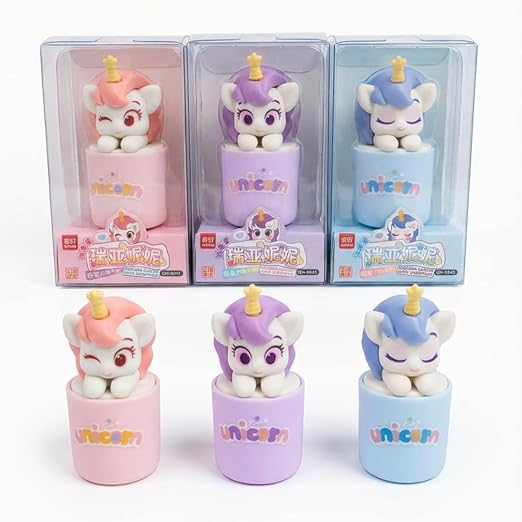 Unicorn Eraser With Sharpener