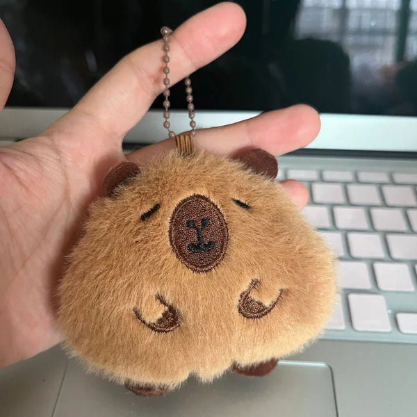 Capybara & Kuromi Plush Keychain