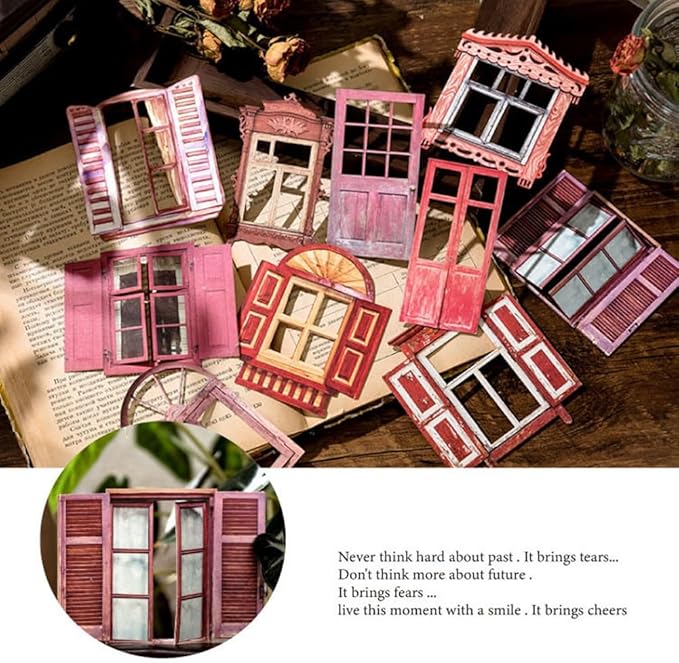 Journal Stickers Set Door Window Decorative Stickers