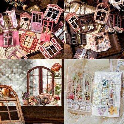 Journal Stickers Set Door Window Decorative Stickers