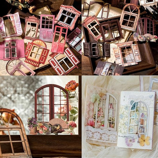 Journal Stickers Set Door Window Decorative Stickers