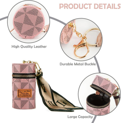 Lipstick Pouch With Keychain