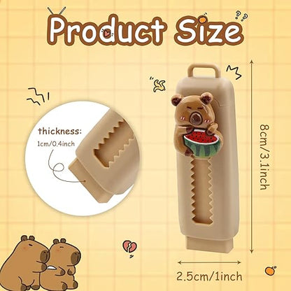 Capybara Pull push eraser