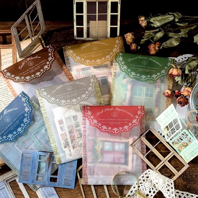 Journal Stickers Set Door Window Decorative Stickers