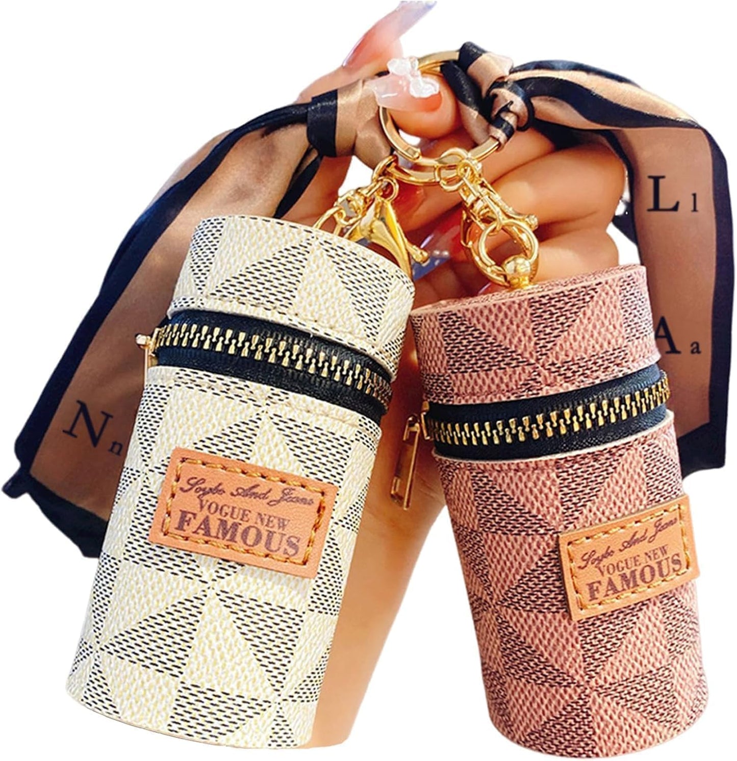 Lipstick Pouch With Keychain