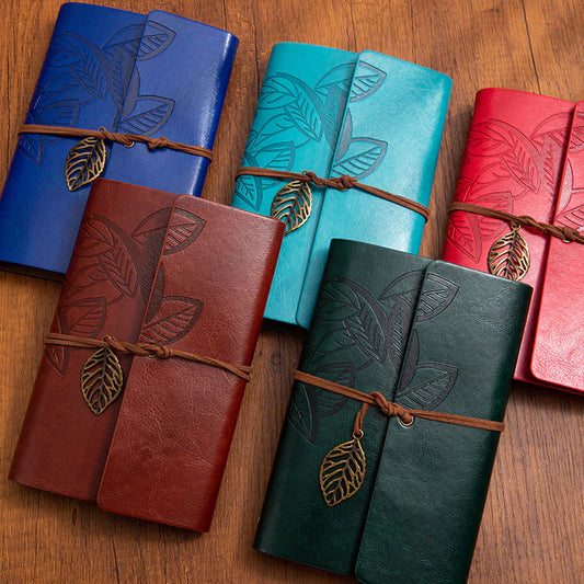 Leather Leaf Diary