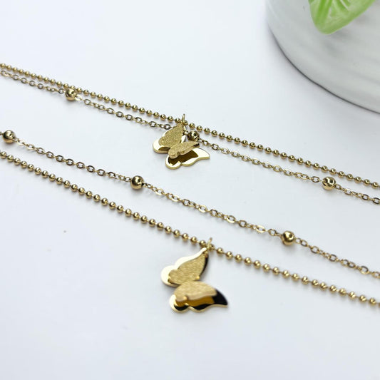 Butterfly Charm Anklet