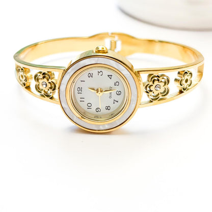 Daisy Gold Bangle Watch