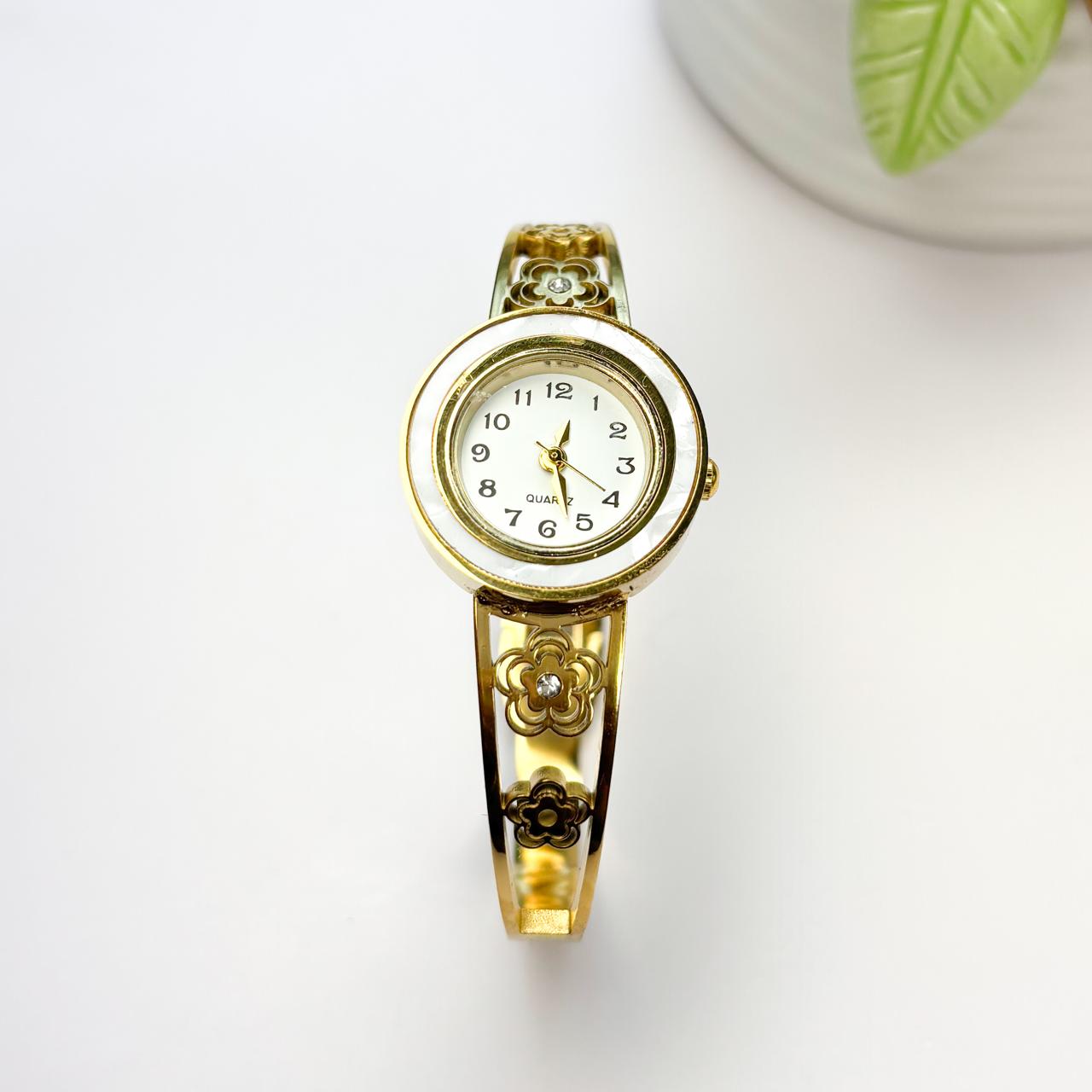 Daisy Gold Bangle Watch