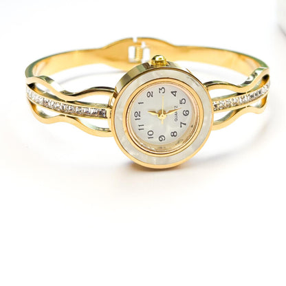 Tidecrest Gold Bangle Watch