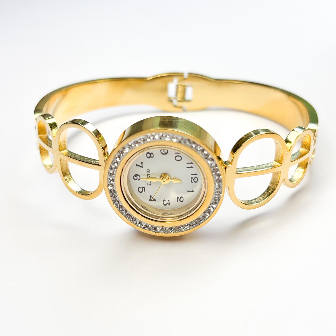 Celeste Loop Gold Bangle Watch